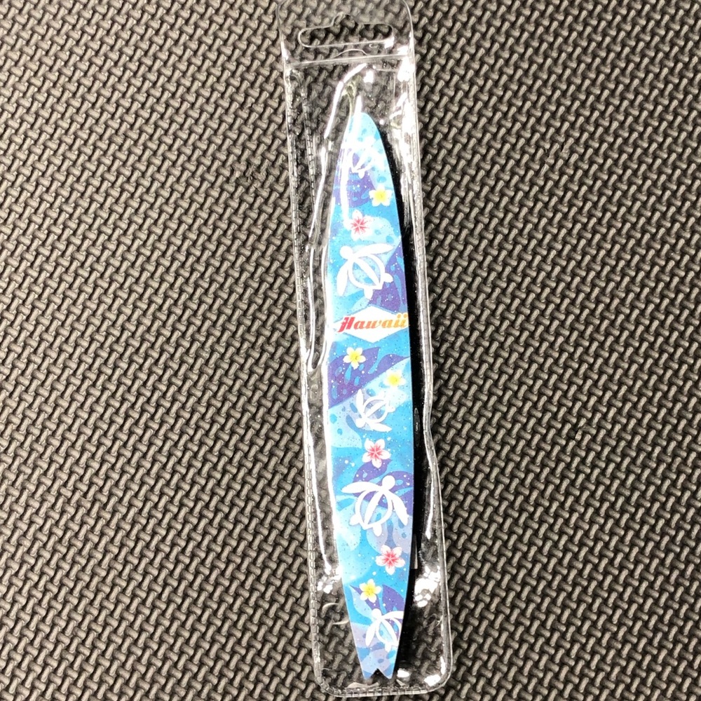Blue Surfboard Nail File